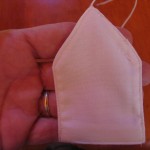 top stitch around edge of tea bag