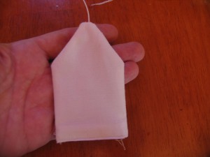 turn to outside and press