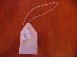 visor tea bag