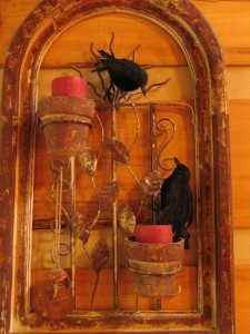 crows on wall hanging
