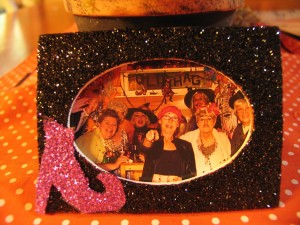 glitter pic frame