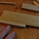 cut a piece of wood the same length