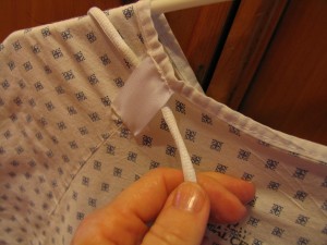 slip cord through loop