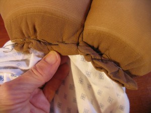 stitch as shown