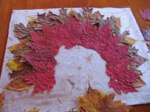 third row of leaves
