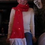 lighted scarf for holiday fun