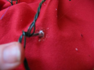 secure with a bit of hot glue