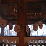 snowman garland