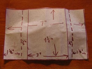 smaller pattern piece