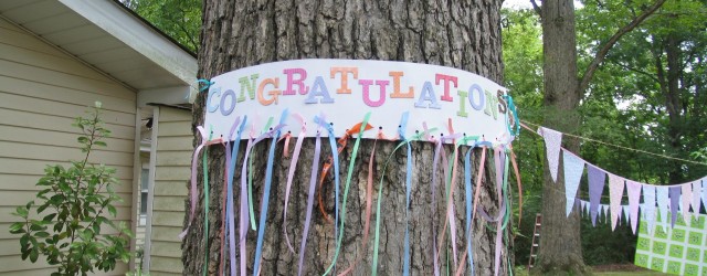   
My sister and I made these signs using poster board, ribbon, and some letters I purchased at Big Lots, in the scrapbook section. These are really easy and [...]