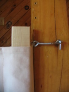 attach eyebolt as shown