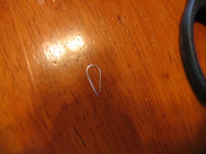 bend wire as shown