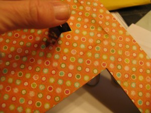 carefully cut around openings