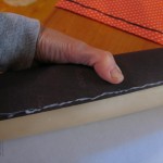 wrap paper around candle