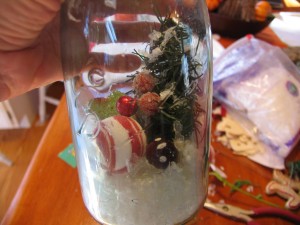 add pieces from the christmas pick