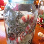 candy cane mason jar