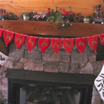 velvet christmas garland