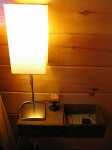 I made this bedside table from two old drawers