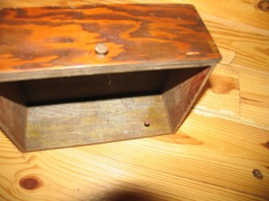 I start some screws going in to the wood while I have it on the floor.