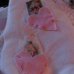 close up of heart pockets