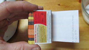 glue on paper