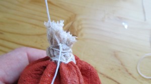 wrap stem as shown