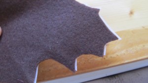 trim any excess pellon