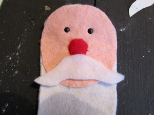 use paper fasteners for eyes