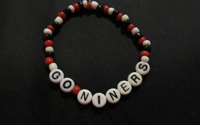 &nbsp;

This is a really fun and easy project and a great way to share your excitement for your team.  With the alphabet beads you can spell out anything you want! [...]