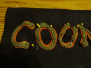 close up of letters