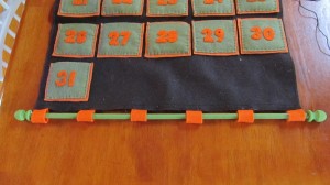 slip dowel into hangers and then glue second end into place
