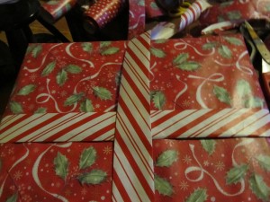 wrap a second piece around and tape