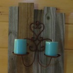 rustic candleholder