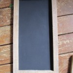 completed chalkboard