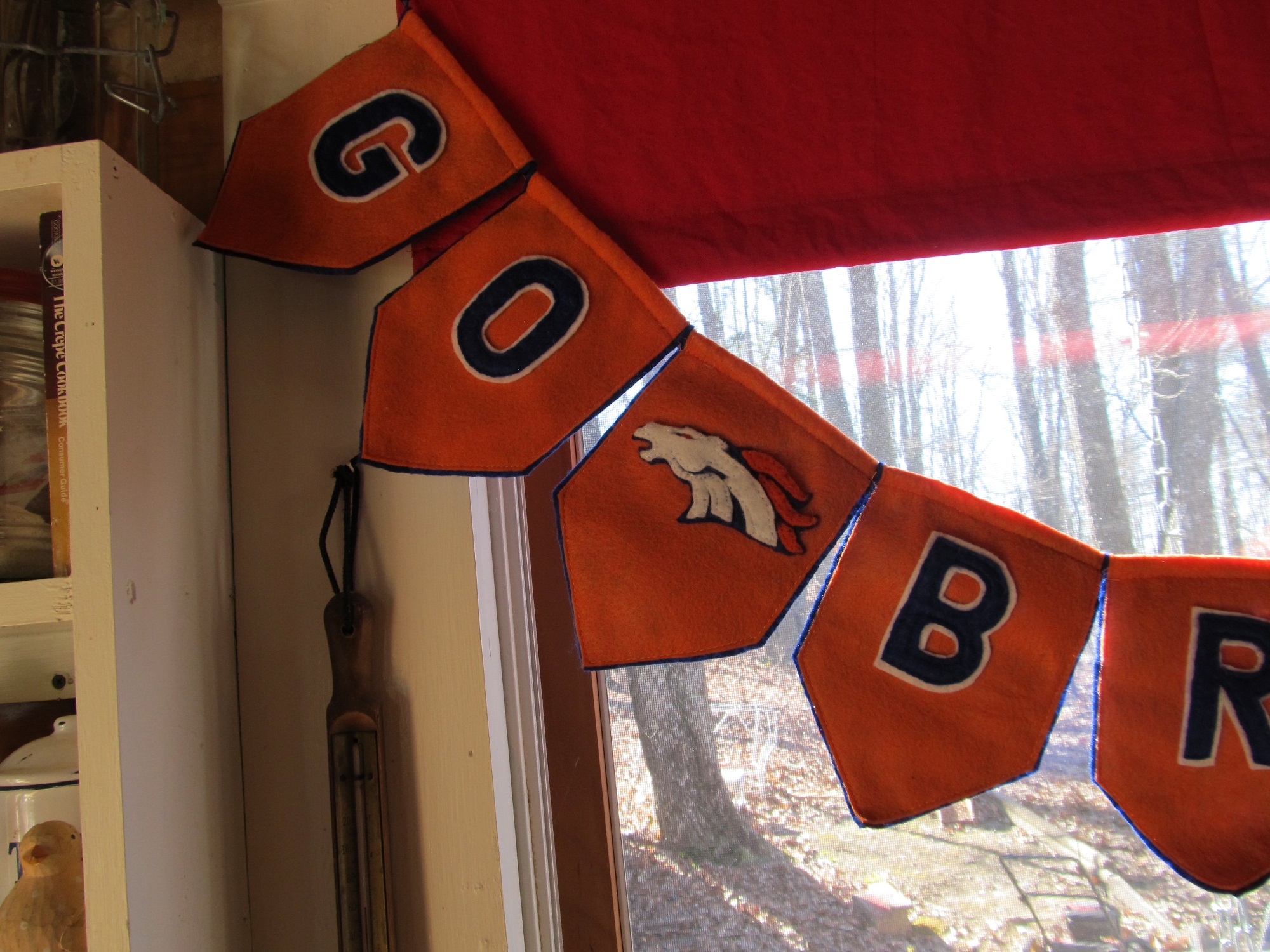 <!-- AddThis Share Buttons above via filter on get_the_excerpt -->
<div class="at-above-post-homepage" data-url="http://www.not2crafty.com/2014/01/denver-bronco-banner-super-bowl-party/" data-title="Denver bronco banner for your super bowl party"></div>
   
I am a 49er fan who lives in Tennessee so will definitely be cheering for Peyton Manning and the Broncos. I decided to make a Bronco banner and am [...]<!-- AddThis Share Buttons below via filter on get_the_excerpt -->
<div class="at-below-post-homepage" data-url="http://www.not2crafty.com/2014/01/denver-bronco-banner-super-bowl-party/" data-title="Denver bronco banner for your super bowl party"></div><!-- AddThis Share Buttons generic via filter on get_the_excerpt -->
<!-- AddThis Related Posts generic via filter on get_the_excerpt -->
