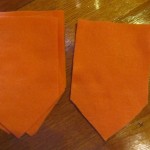 cut out orange flags