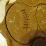 football lace imprint