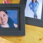 put pictures back inside frames