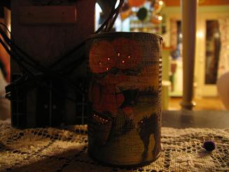 <!-- AddThis Share Buttons above via filter on get_the_excerpt -->
<div class="at-above-post-arch-page" data-url="https://www.not2crafty.com/2008/08/rusted-halloween-candle-can/" data-title="Rusted Halloween candle can"></div>

This candle can is made from an ordinary can and some scrapbook paper.Â  It’s very quick and easy. 
Materials:


one ordinary can
one sheet of scrapbook paper
glue
rust kit (I got mine at [...]<!-- AddThis Share Buttons below via filter on get_the_excerpt -->
<div class="at-below-post-arch-page" data-url="https://www.not2crafty.com/2008/08/rusted-halloween-candle-can/" data-title="Rusted Halloween candle can"></div><!-- AddThis Share Buttons generic via filter on get_the_excerpt -->
<!-- AddThis Related Posts generic via filter on get_the_excerpt -->
