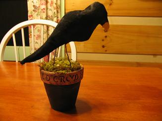 <!-- AddThis Share Buttons above via filter on get_the_excerpt -->
<div class="at-above-post-cat-page" data-url="https://www.not2crafty.com/2008/09/crow-in-a-clay-pot/" data-title="Crow in a clay pot."></div>

This is an easy project that is also very inexpensive to make.  It would make a great centerpiece for a Halloween gathering. 
Materials:

1 clay pot

a piece of wire about [...]<!-- AddThis Share Buttons below via filter on get_the_excerpt -->
<div class="at-below-post-cat-page" data-url="https://www.not2crafty.com/2008/09/crow-in-a-clay-pot/" data-title="Crow in a clay pot."></div><!-- AddThis Share Buttons generic via filter on get_the_excerpt -->
<!-- AddThis Related Posts generic via filter on get_the_excerpt -->
