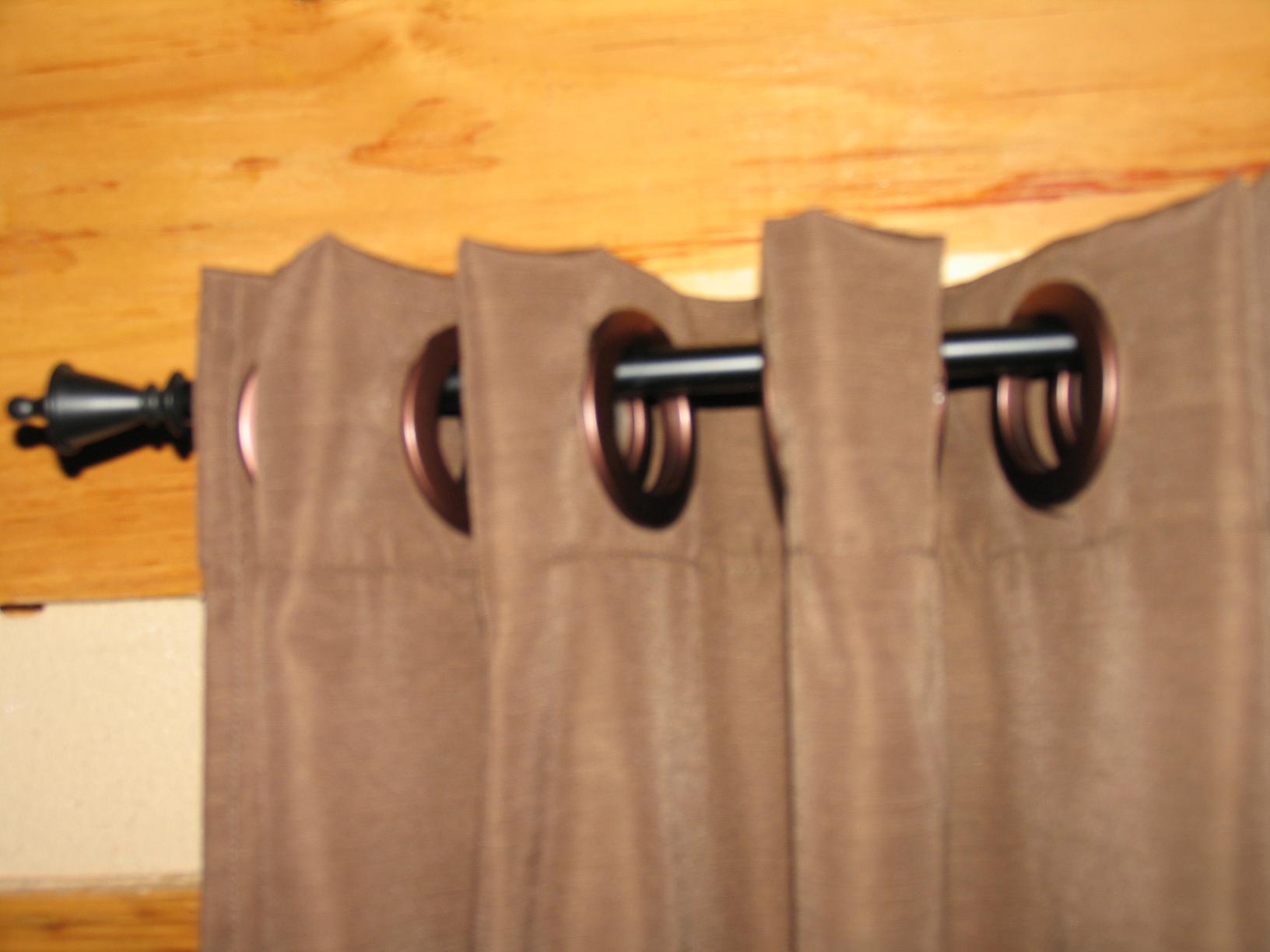 Easy To Make Curtains With Big Snap In, How To Attach Curtain Rings With Eyelets