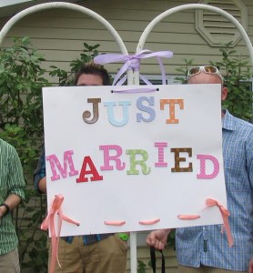 just married sign 32