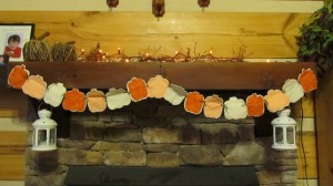 pumpkin garland
