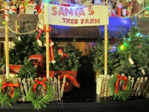 front view of tree lot
